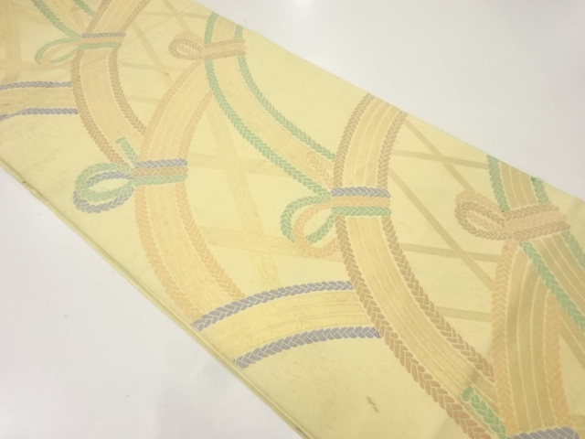 アンティーク　光悦垣模様織出し袋帯（材料）